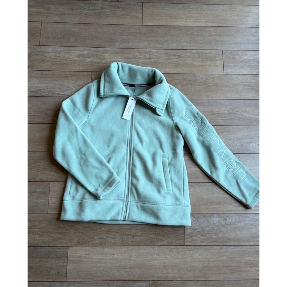 NEW Calvin Klein Performance Zip-Up Fleece Jacket Medium